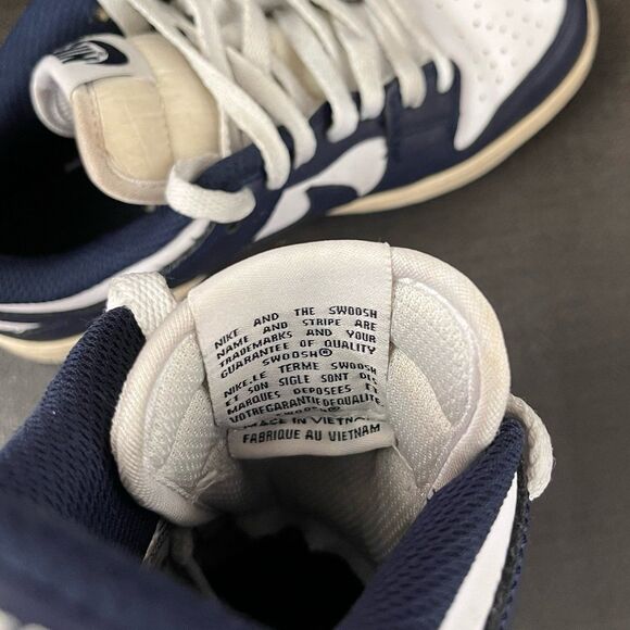 Nike Wmns Dunk Low Vintage Navy Size 5.5 - Picture 4 of 5